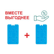 Аккумулятор холода (хладоэлемент), 2 шт,  400 г. х2,  (Комплект из 2х штук)  ...ARIZONE 47-200002К