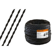 Ретро провод "Эко" 2х1,5 витой ГОСТ черный (50м)  TDM SQ2801-0131