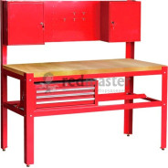 Верстак с 3-мя выдвижными ящиками с дер. столешницей  Torin TSG5932
