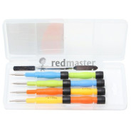 Набор отверток ювелирных 9пр. PH, SL, TORX в пластиковом футляре.  ...BaumAuto BM-3031319