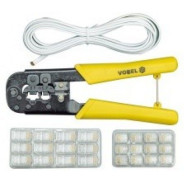 Пресс-клещи для обжима и зачистки кабеля (RJ45, RJ11)  VOREL 45503