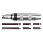Отвёртка ударная +  6 бит  YATO YT-2801
