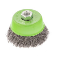 Щетка для УШМ, 75 mm, М14, "чашка", витая проволока  Сибртех 746047