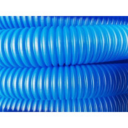 Трубка защитная гофрированная 22/27mm бухта 50м синяя (для 20 трубы) (Пешель для 20 трубы) ...AV Engineering 