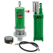 Цилиндр гидравлический для пресса в комплекте со станцией гидравлической и манометром, 20т  ...Rock FORCE RF-0101-3W