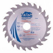 Пильный диск по дереву ф210 х 32 мм, 24 зуба + кольцо 32/30мм  Барс 73378