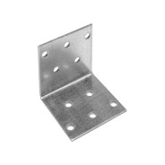 Уголок крепежный равносторонний 50х50x50 mm KUR белый цинк  STARFIX SMP-25937-1
