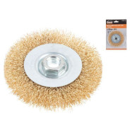 Щетка дисковая гофр.100mm/M14 (плоская, для УШМ, в блистере)  ...GEPARD GP0892-100