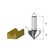 Фреза д/V-об15,97х12,7х8х32х2Т  MAKITA D-10693