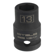 Головка ударная шестигранная, 13 mm, 1/2", CrMo  Stels 13917