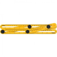 Линейка-шаблон для разметки 310х175х25mm  VOREL 18470