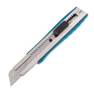 Нож 195 мм, метал.корпус, выдв. сегм. лезвие 25 мм (SK-5), метал. напр-щая, клипса для ремня  ...Gross 78896