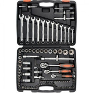 Набор инструмента 1/2", 3/8", 1/4" (111пр.)  STHOR 58692