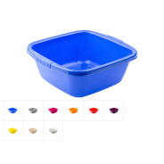 Таз квадратный 9 л, цвета в ассортименте  DRINA 10163