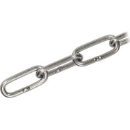 Цепь сварная длиннозвенная М2х22 (А2), DIN 763 (бухта 25м) () STARFIX 