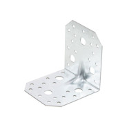 Уголок крепежный усиленный 90х100х100  мм. С 1.8  мм. белый цинк  ...STARFIX SMP-79585-1