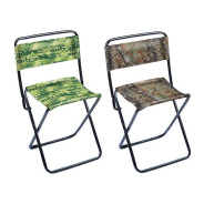 Стул со спинкой походный , (ПРОЕКТ МТ 03.12.000) (Цвета:  экстрим, хант, джинс, сафари, хаки, синий,...NIKA ПС2