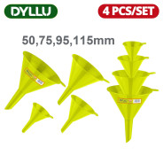 Набор пластиковых воронок 50, 75, 95, 115 мм   (4 шт)DYLLU DTUFS2304
