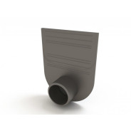 Заглушка-переходник для лотков пластиковых Стандарт 100.95, 100.125 и 100.175 (черный)  ...ecoteck ДИ 01405000