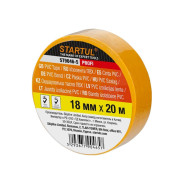Изолента ПВХ 18mmх20м желтая PROFI (130 мкм)  STARTUL ST9046-5