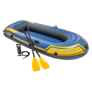 Надувная лодка двухместная Challenger 2, 236х114х41 см + весла пластик.122 см, насос ручной  ...INTEX 68367NP