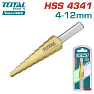 Сверло ступенчатое 4-12мм  TOTAL TAC41201