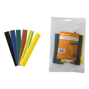 Термоусаживаемая трубка ТУТнг 12/6 набор, 7 цветов по 3 шт. 100мм,  ...TDM SQ0518-0506