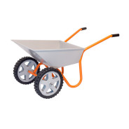 Тачка строительно-садовая  (120л, 360 кг, двухколесная, литая резина 380х70mm, вес 18,5 кг) (пр-во Р...KOM UNION ТССР-2