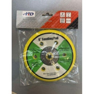 Насадка резиновая шлифовальная с 6 отверстиями 150mm 5/16" (8mm) с липучкой  ...H-D HD-PAD-6