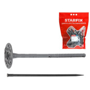 Дюбель для теплоизоляции 10х200 мм с пласт. гвоздем (30 шт в дой-паке)  ...STARFIX SMD5-29065-30