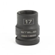 Головка ударная шестигранная, 17 mm, 1/2", CrMo  Stels 13922