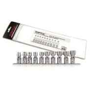 Набор головок шарнирных 3/8", 10-19мм, 10пр. на подвесе  Toptul GAAG1004