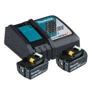 Комплект аккумулятор LXT 18.0 В BL1850B 2 шт. + зарядное устр. DC18RC (Набор BL1850B 18V 5,0 Ah 2 шт...MAKITA 197570-9