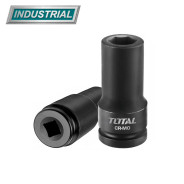 Торцевая головка удлиненная ударная 1/2 " 22 мм  TOTAL THDIS12221L