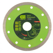 Диск алмазный отрезной сплошной, 125 х 22.2 мм, мокрая резка  ...Сибртех 731617
