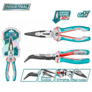 Длинногубцы изогнутые 160 мм  TOTAL THT24616S