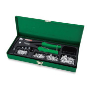 Набор-сет заклепочник +  резьбовые заклепки M3,M4,M5,M6 (в наборе 121 ед)  ...Toptul GAAD0102