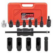 Молоток обратный с приспособлениями для снятия дизельных форсунок, 14пр.  ...JBC JBC-914G13