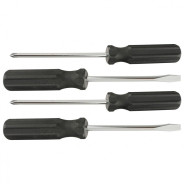 Набор отверток 4шт.(SL5x100, 6x100, PH1x100, 2x100), углеродистая сталь, пластиковая рукоятка  ...Sparta 13220