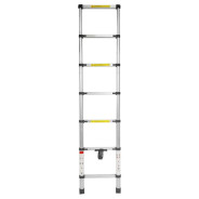 Лестница телескопическая односекционная (0.7-2.0м, 6 ступенек, max нагрузка 150кг, вес 5.6кг)  FK-...FORCEKRAFT BL-T200