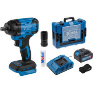 Аккум. ударный гайковерт SC 1804 Xcase XLTpro БЕСЩЕТ., 18 В, 1АКБ 4,0  А*ч, 400 Н*м, 1/2", з/у ...BULL 1329884