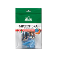 Салфетка из микрофибры универсальная, 1шт., состав: полиамид, полиэстер, цвет: голубой  ...DOMI 0498DI