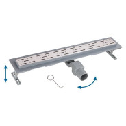 Сливной трап горизонтальный D 50, реш. нерж., сухой затвор, 65х600mm  ...AV Engineering AVE5016560