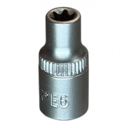 Головка торцевая 1/4" TORX Е6, L25 мм, CrV  H-D HD-05213
