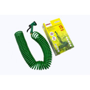 Шланг ПВХ витой 15м в комплекте с пистолетом-распылителем (5 режимов распыления)  ...WMC TOOLS TG7106004-15M