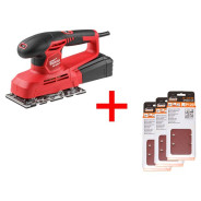 Виброшлифмашина SS 2230-1 E в коробке + АКЦИЯ Шлифлисты в подарок (15 шлифлистов в подарок)  ...WORTEX SS22301E00011A1