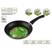 Сковорода ф 26х4.5 см, штамп., алюм., антиприг. покр., серия STARCOOK, черная  ...PERFECTO LINEA 56-260452