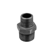 Ниппель ред. 1 1/2" х 1" нар.-нар. черн.  AV Engineering AVEC501001121