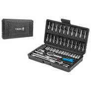 Набор головок и бит 46 пр. (1/4", 6 граней) TREK ТРЕК TR13046