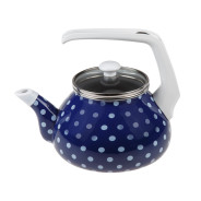 Чайник стальной эмалированный, 2.2 л, серия Горошек  PERFECTO LINEA 52-600922